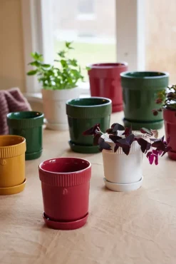 Elise pot S Ø14 cm, Burgundy