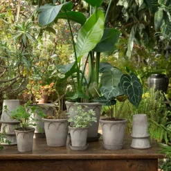 Elizabeth flower pot Ø12 cm, grey