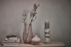 Ellia candle holder 30 cm, Linen