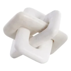 Ellia decoration 15 cm, White