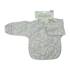 Elsa Beskow Blomsterfesten bib with sleeves, Multi