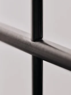 Elysia candlestick, Brushed stainless steel