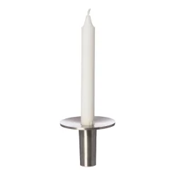 Ernst candle holder brushed aluminum Ø9.2 cm, 7 cm