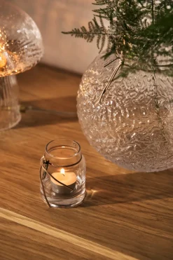 Ernst candle holder H8cm Ø5cm, clear