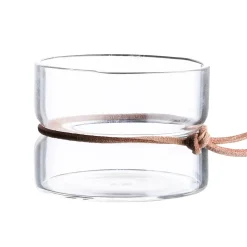 Ernst candle holder H6cm Ø6cm, clear