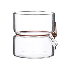 Ernst candle holder H8.5cm Ø8cm, clear