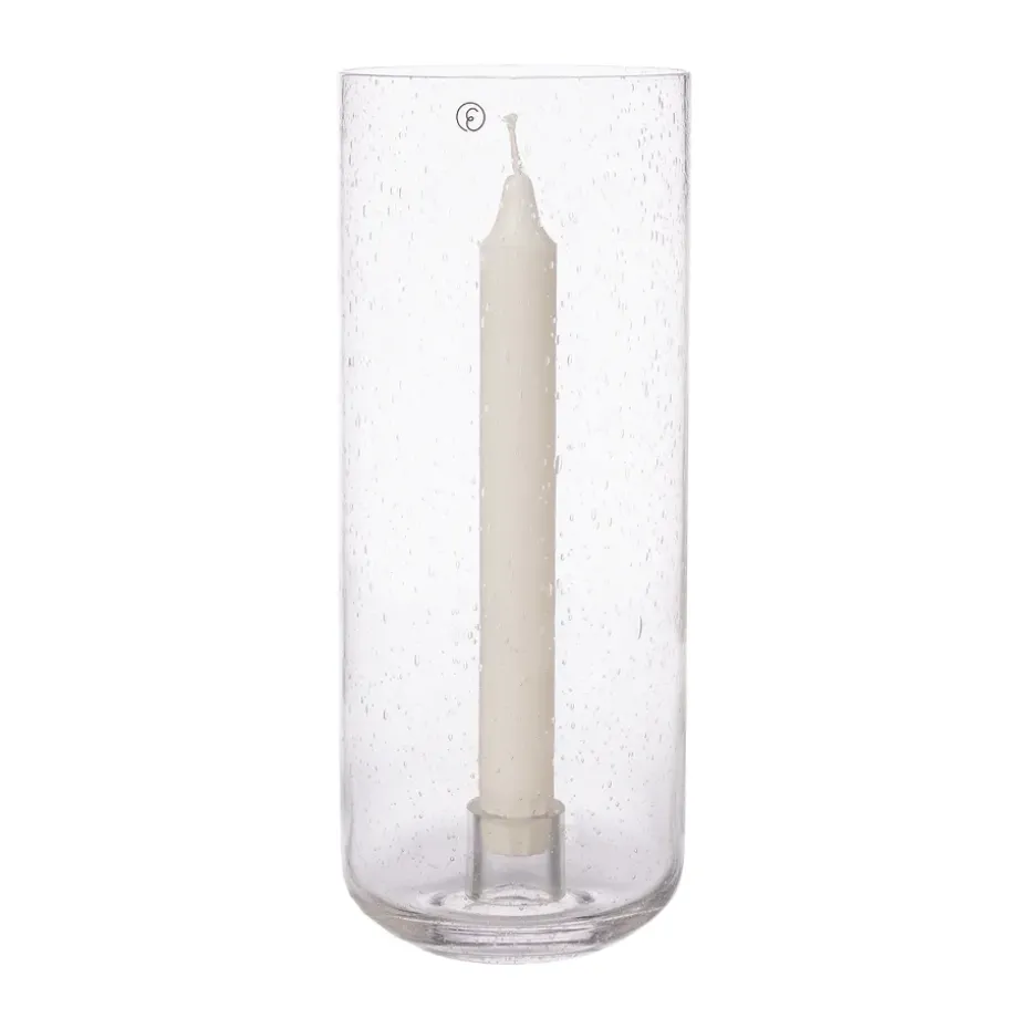 Ernst candle holder in glass, Ø11x25 cm