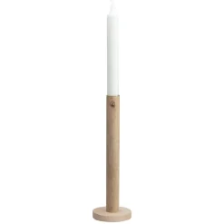 Ernst candle sticks made of wood 25 cm, nature
