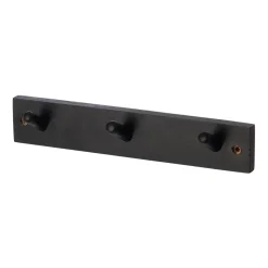 Ernst coatrack 3 hooks, Black