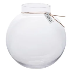 Ernst glass vase H22cm Ø21cm, clear
