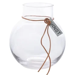 Ernst glass vase H14cm Ø13cm, clear