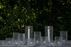Ernst patterned candle holder, Ø9x15 cm