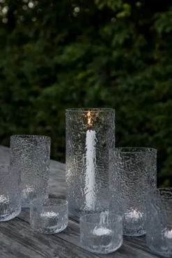 Ernst patterned candle holder, Ø9x15 cm