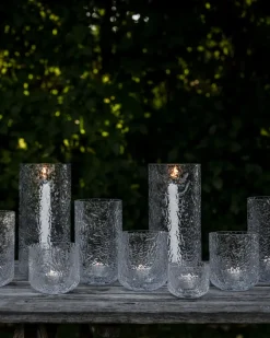 Ernst patterned candle holder, Ø10x9 cm
