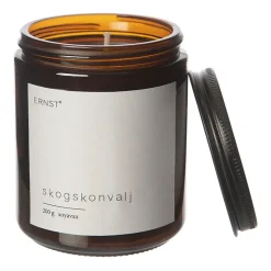 Ernst scented candle in glass with lid Ø7.2 cm, Forest lily