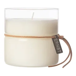 Ernst scented candle in glass with band Ø8 cm, In simplicity