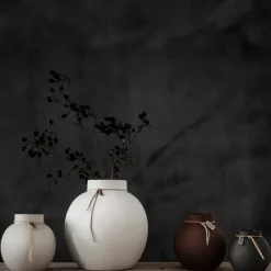 Ernst vase stoneware nature, 14 cm
