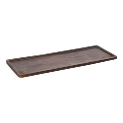 Ernst woodentray 15x45 cm, Dark brown