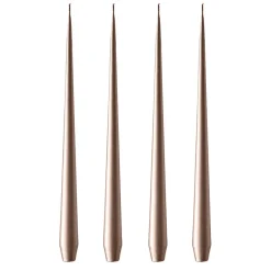 ester & erik candle 42 cm 4-pack metalic, Champagne