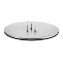 ester & erik candle holder Ø9 cm matte, Silver