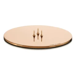 ester & erik candle plate Ø12 cm polished, Rosé gold