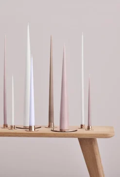 ester & erik candle plate Ø12 cm polished, Rosé gold