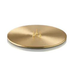 ester & erik candle plate Ø12 cm matte, gold