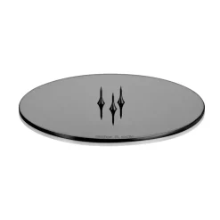 ester & erik candle plate Ø12 cm polished, black