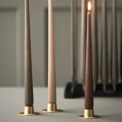 ester & erik candle sticks matte 2-pack, Gold