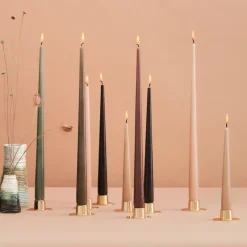 ester & erik candle sticks smooth 2-pack, Gold