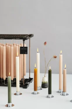 ester & erik candle sticks smooth 2-pack, Stainless steel