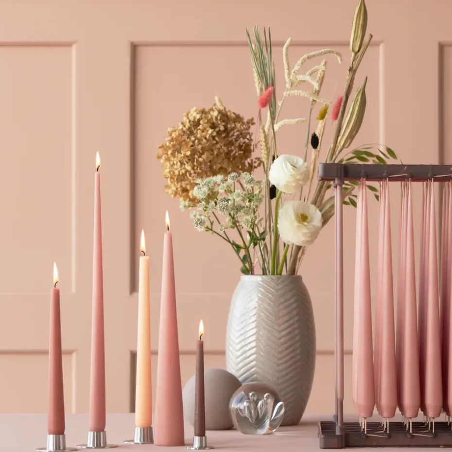ester & erik chandelier 37 cm 2-pack matte, Rosy caramel 20