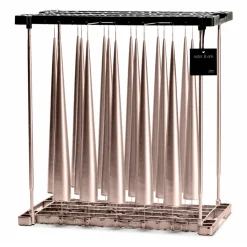 ester & erik cone candles 34 cm 2-pack metallic, Champagne 94