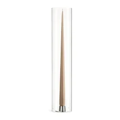 ester & erik cylinder glass hurricane for candle holder, 45 cm