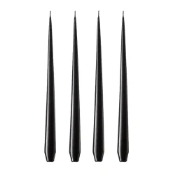 ester & erik light 4-pack lacquered, raw black, 42 cm