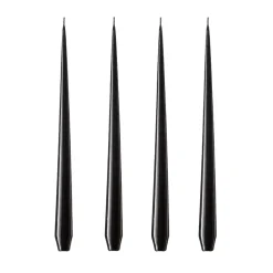 ester & erik light 4-pack lacquered, Raw black, 32 cm