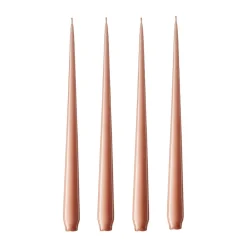 ester & erik light 4-pack lacquered, rosy caramel, 42 cm