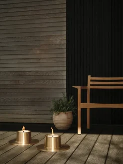 ester & erik outdoor candle holder large 32.3 cm, Gold