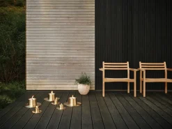 ester & erik outdoor candle holder large 32.3 cm, Gold