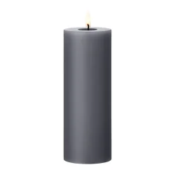 ester & erik pillar candle LED, 74 Dark Slate, 20 cm
