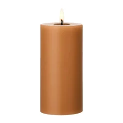 ester & erik pillar candle LED, 23 Raw Toffee, 15 cm