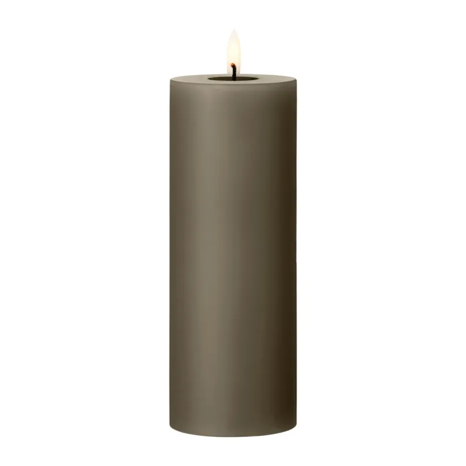 ester & erik pillar candle LED, 77 Caviar, 20 cm