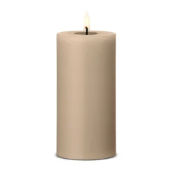 ester & erik pillar candle LED, 18 Nougat Note, 15 cm
