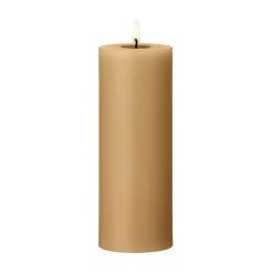 ester & erik pillar candle LED, 27 Almond butter, 20 cm
