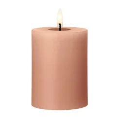 ester & erik pillar candle LED, 20 Rosy caramel, 10 cm