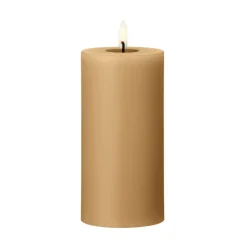 ester & erik pillar candle LED, 27 Almond butter, 15 cm