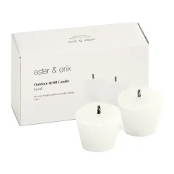 ester & erik refill for outdoor candle holder 2-pack, Small