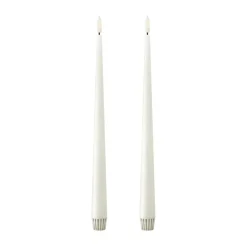 ester & erik taper candle LED 2-pack, 10 Silky , 30 cm