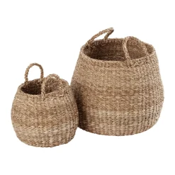 Esther storage basket with handle 2-pack, Natural