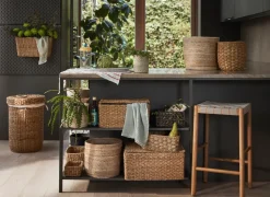 Esther wall mounted storage box 40x16x22 cm, Natural